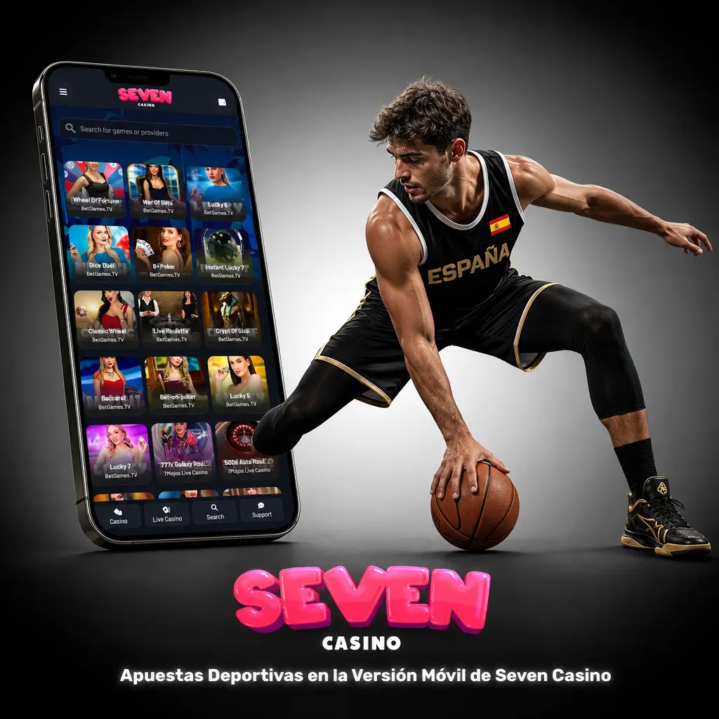 Apuestas deportivas en móvil Seven Casino: fútbol, tenis, baloncesto, MotoGP y más de 30 disciplinas disponibles