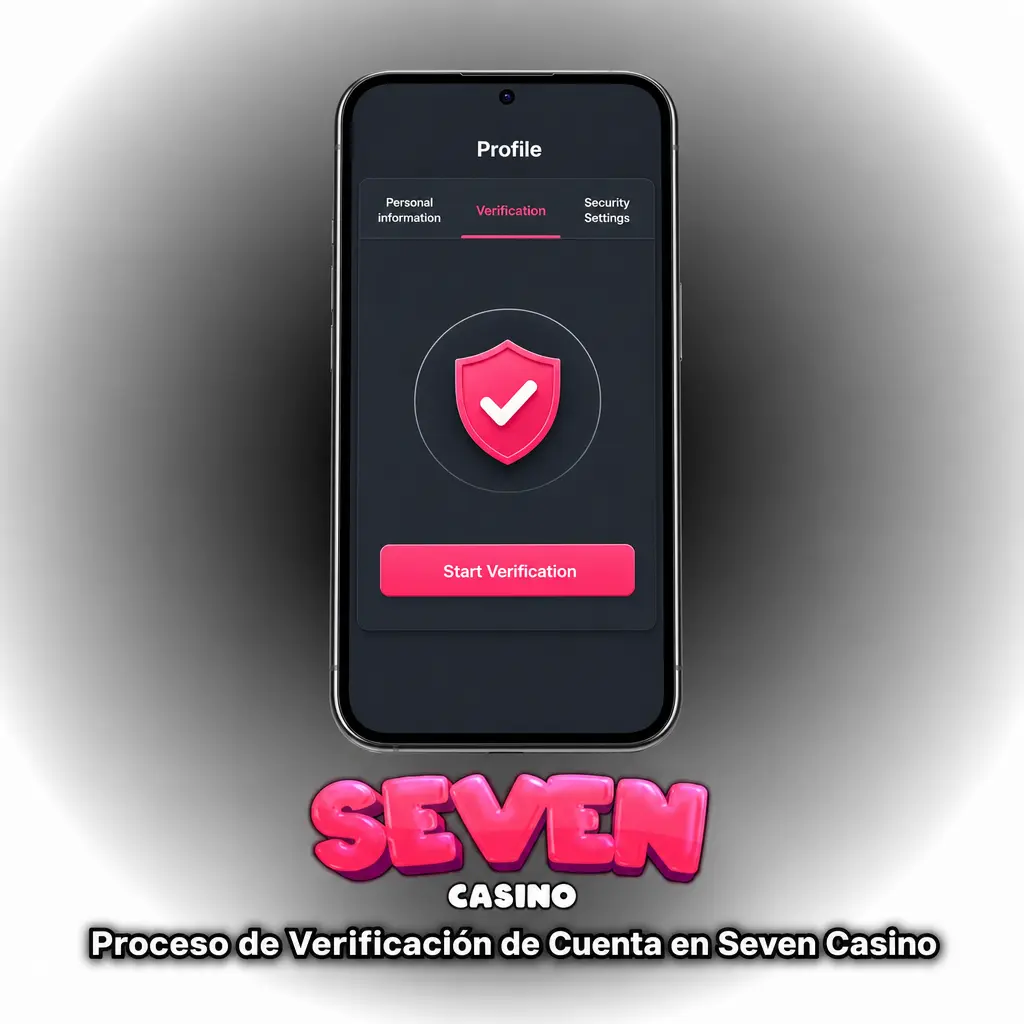 Proceso de verificación KYC en Seven Casino con DNI, justificante de domicilio y método de pago para habilitar retiros