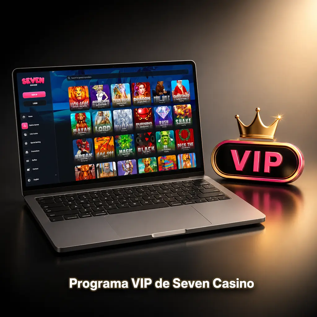 Programa VIP Seven Casino: niveles Bronce a Diamante con cashback, puntos de lealtad y beneficios exclusivos