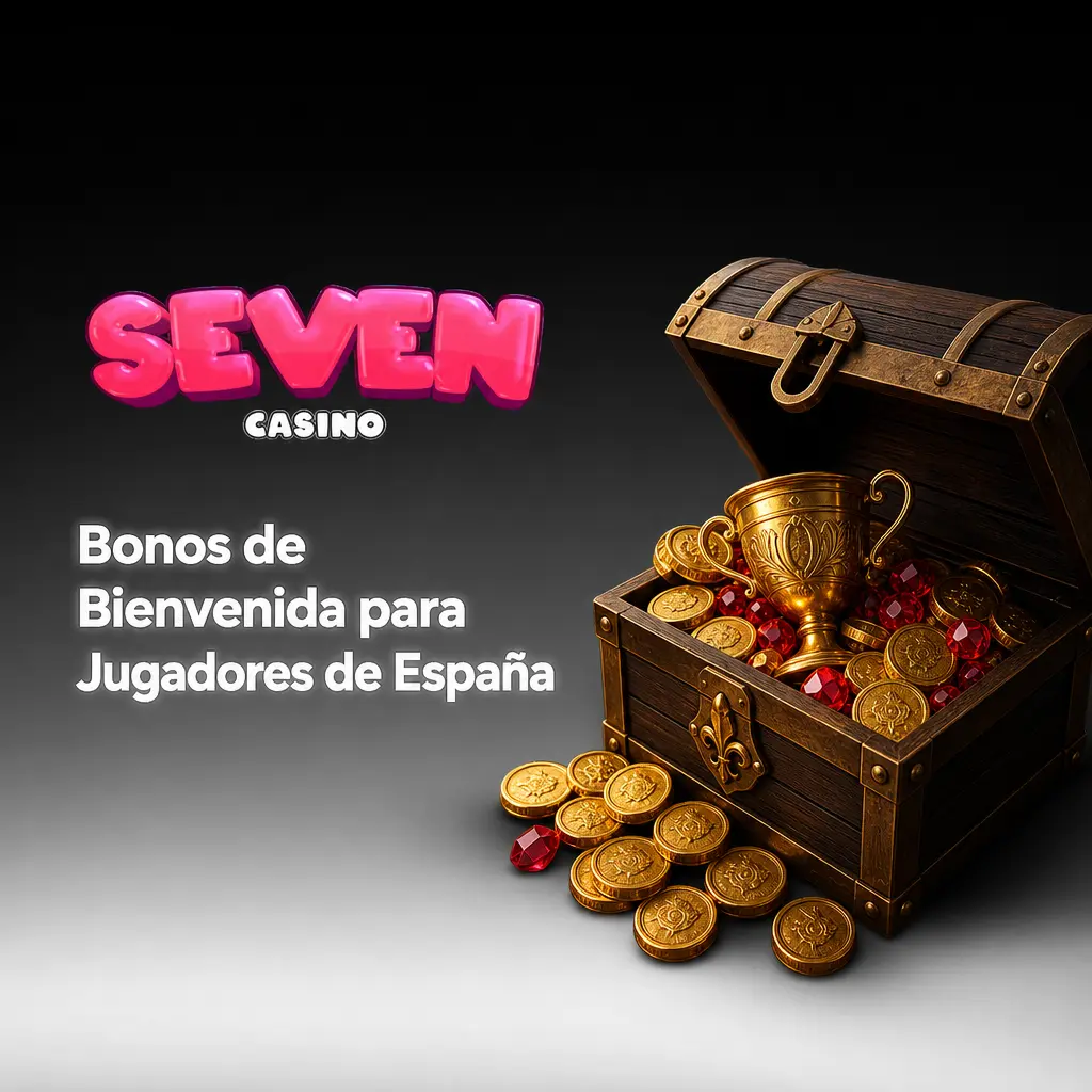 Bonos de bienvenida Seven Casino España: 450% hasta 7500 EUR en casino, deportes y recarga