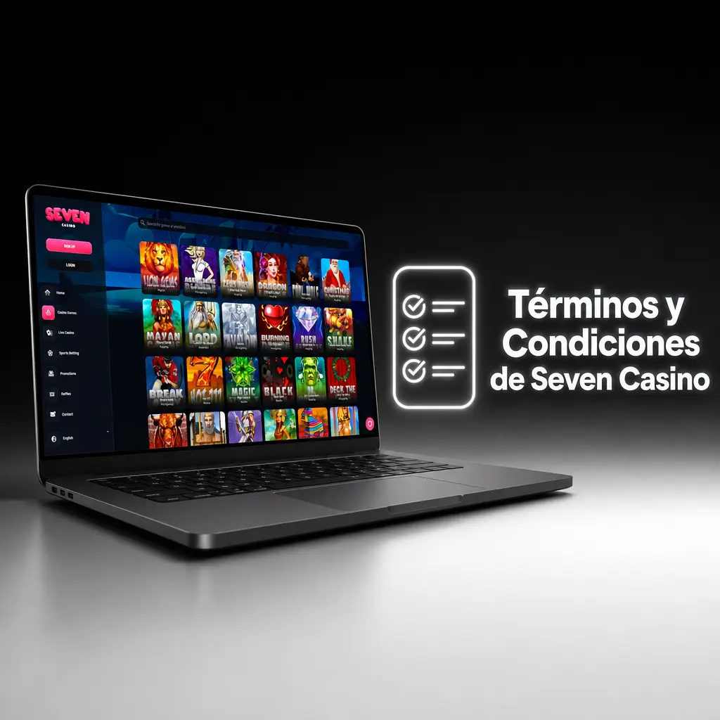 Términos y condiciones de Seven Casino: edad mínima, cuentas, bonos, restricciones y retiros para jugadores españoles